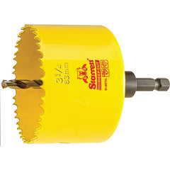 ‎3-1/4″ Bi-Metal Deep Cut Hole Saw - Starrett with Arbor - Exact Industrial Supply