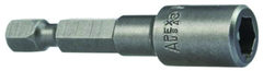 #M6N-0810-6 - 5/16 Magnetic Nutsetter - 1/4" Hex Drive - 6" Overall Length - Exact Industrial Supply