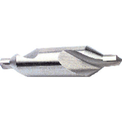 #6 × 3″ OAL 60 Degree HSS Left Hand Combined Drill and Countersink Uncoated - Exact Industrial Supply
