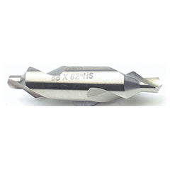#6 × 3″ OAL 82 Degree HSS Plain Combined Drill and Countersink Uncoated - Exact Industrial Supply