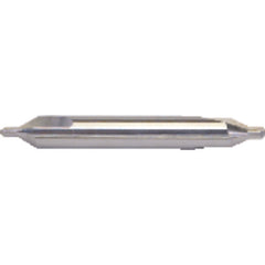 ‎#1 × 1-1/2″ OAL 60 Degree Carbide Plain Combined Drill and Countersink Uncoated - Exact Industrial Supply