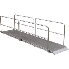 Alum Walk Ramp Handrail Overlap 192 × 38″