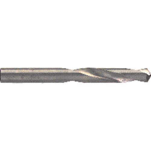 #40 Dia. × 0.098″ Shank × 1″ Flute Length × 2″ OAL, 5XD, 118°, Uncoated, 2 Flute, External Coolant, Round Solid Carbide Drill - Exact Industrial Supply