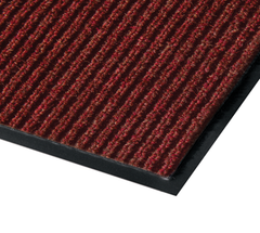 3'x5' Red Rib Carpet Entry Mat - Exact Industrial Supply