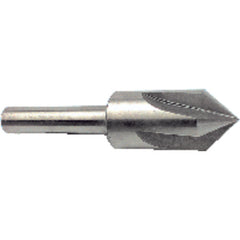 ‎5/8″ Size-1/2″ Shank-90° 4 Flute Machine Countersink - Exact Industrial Supply