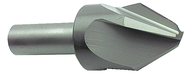 1/2" Size-3/8" Shank-82° 2/4 Flute Single End 3N1 Drill Point Countersink - Exact Industrial Supply