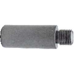 1/2–20 Thread Size–3/8″ Straight Shank Threaded Arbor - Exact Industrial Supply