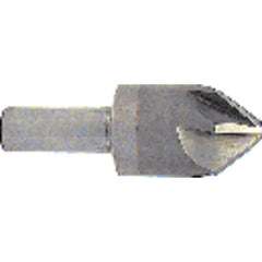 ‎5/8″ Size-1/2″ Shank-60° 6 Flute Chatterless Countersink - Exact Industrial Supply