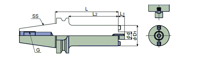 BT50-FMC22-343-47 SHELL MILL - Exact Industrial Supply