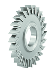 6 x 1 x 1-1/4 - HSS - Straight Side Tooth Side Milling Cutter - 30T - TiAlN Coated - Exact Industrial Supply