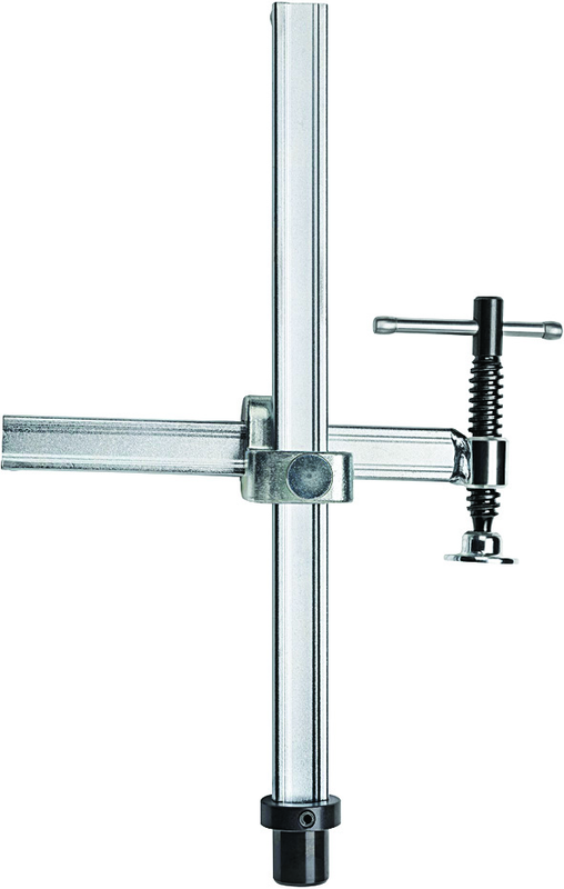 28mm Welding Clamp - Variable Throat Depth - T-Bar Handle - Exact Industrial Supply