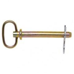 1"X6-3/4" HITCH PIN YELLOW CHROMATE - Exact Industrial Supply