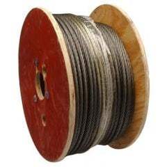 1/2" 6X19 FIBER CORE WIRE ROPE RUST - Exact Industrial Supply