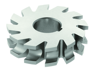 1/2 Radius - 4-1/8 x 1-9/16 x 1-1/4 - HSS - Concave Milling Cutter - 10T - Uncoated - Exact Industrial Supply