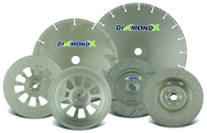 6 x .050 x 7/8" - Diamond X Blades - Type 1 - Exact Industrial Supply