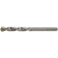 3/16 RHS / RHC HSS+TCT 118 Degree Radial Point Carbide-Tipped Masonry Drill - Sand Blasted - Exact Industrial Supply