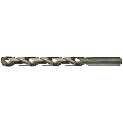 3/8 RHS / RHC HSS-CO 8% (M42) 135 Degree Split Point Heavy Duty Cobalt Drill - Straw / Gold Oxide - Exact Industrial Supply