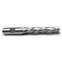 3/8" Dia. - 5-1/2" OAL - HSS - 1/2° Tapered SE EM - Exact Industrial Supply