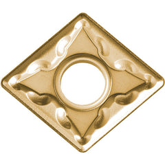 CNMG 331 GS CA515, 1/64″ Corner Radius, 3/16″ Thick, 3/8″ Inscribed Circle, TiCl2O3/TiN, 80 Degree Diamond, Turning Indexable Insert
