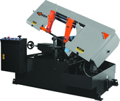 #MH-460M - 9" x 18" Manual Swivel Header Mitering Horizontal Bandsaw - 2HP - Exact Industrial Supply