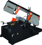 #SH-460M - 9" x 18" Semi Auto Swivel Head Mitering Horizontal Bandsaw - 2HP - Exact Industrial Supply