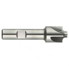 5/16" Radius - 1-1/8 x 1/2" Shank - HSS - Corner Rounding EM - 4 FL Uncoated - Exact Industrial Supply