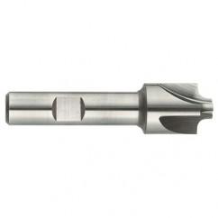 3mm Radius - 5/8 x 1/2" Shank - HSS - Corner Rounding EM - 4 FL Uncoated - Exact Industrial Supply