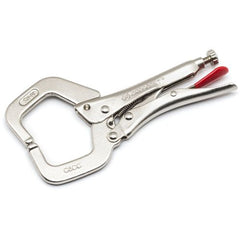 6″ Locking C-Clamp with Regular Tips - Exact Industrial Supply