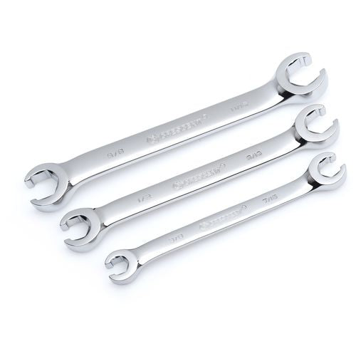 3 Pc. Metric Flare Nut Wrench Set - Exact Industrial Supply