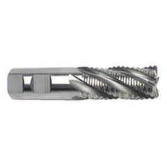 3/16" Dia. - 1/2-3/8" OAL - Coarse Pitch-Cobalt-Bright- Roughing SE EM - 4 FL - Exact Industrial Supply