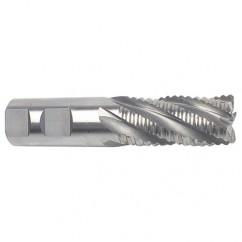 5/8" Dia. - 4-5/8" OAL - TiN M42 - Roughing SE EM - 4 FL - Exact Industrial Supply