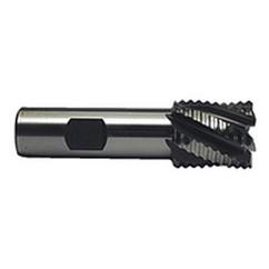 1-1/8" Dia. - 3-3/8" OAL - TiCN M42 - Roughing SE EM - 6 FL - Exact Industrial Supply
