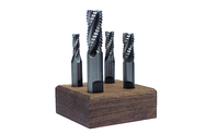 4 Pc. Premium HSS Roughing End Mill Set - Exact Industrial Supply
