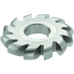 5/8 Radius - 4-1/2 x 1-1/4 x 1-1/4 - HSS - Convex Milling Cutter - Standard Diameter - 10T - TiAlN Coated - Exact Industrial Supply