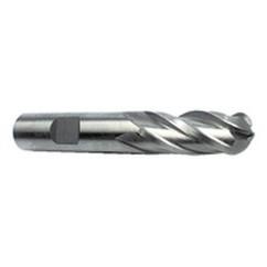 1" Dia. - 7-1/2" OAL - HSS - Ball End SE EM - 4 FL - Exact Industrial Supply
