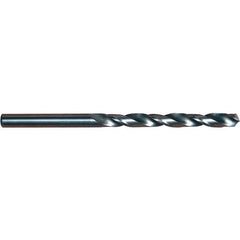 #44 Dia. × 0.086″ Shank × 1″ Flute Length × 2″ OAL, 118°, Bright Finish, 2 Flute, External Coolant, Straight Solid Carbide Drill - Exact Industrial Supply