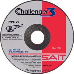 4-1/2 × 7/8 A60 SAIT T27 GRINDING - Exact Industrial Supply