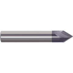 1/8″ Cutting Dia. 1/8″Shank Dia, 2 Flute, 60 Degrees, Carbide Chamfer Mill Series/List #5997T - Exact Industrial Supply