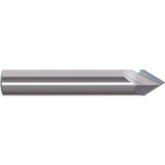 1/8″ Cutting Dia. 1/8″Shank Dia, 2 Flute, 60 Degrees, Carbide Chamfer Mill Series/List #5997 - Exact Industrial Supply