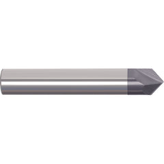 1/8″ Cutting Dia. 1/8″Shank Dia, 2 Flute, 90 Degrees, Carbide Chamfer Mill Series/List #5997T - Exact Industrial Supply