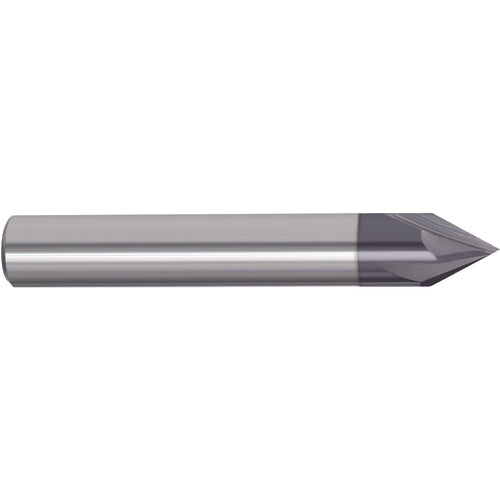 1/8″ Cutting Dia. 1/8″Shank Dia, 4 Flute, 60 Degrees, Carbide Chamfer Mill Series/List #5997T - Exact Industrial Supply