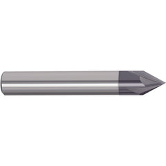 1/8″ Cutting Dia. 1/8″Shank Dia, 4 Flute, 60 Degrees, Carbide Chamfer Mill Series/List #5997T - Exact Industrial Supply