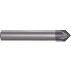 1/8″ Cutting Dia. 1/8″Shank Dia, 4 Flute, 90 Degrees, Carbide Chamfer Mill Series/List #5997T - Exact Industrial Supply