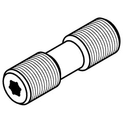 STCM40 DOUBLE SET SCREW M6X1 - Exact Industrial Supply