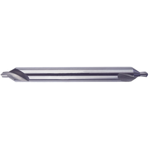 #1 × 5″ OAL 60 Degree HSS Plain Combined Drill and Countersink Bright Series/List #1499 - Exact Industrial Supply