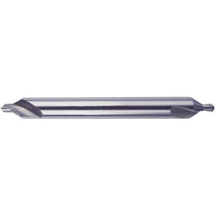 #1 × 5″ OAL 60 Degree HSS Plain Combined Drill and Countersink Bright Series/List #1499 - Exact Industrial Supply