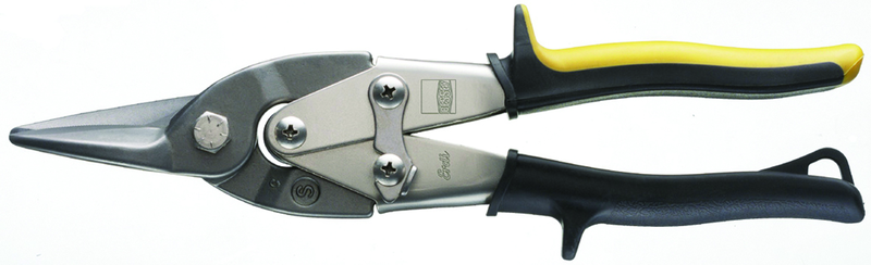 1-3/8'' Blade Length - 9-1/2'' Overall Length - Straight Cutting - Global Aviation Snips - Exact Industrial Supply