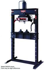 Air Operated Double Pump Hydraulic Press - 6-425 - 25 Ton Capacity - Exact Industrial Supply