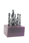 6 Pc. M42 Double-End End Mill Set - Exact Industrial Supply
