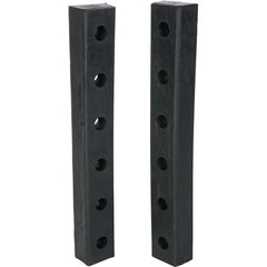Hardened Molded Rubber Bumper Two 30″ - Exact Industrial Supply